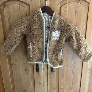 Patagonia Kids 3T Sherpa Fleece Retro X